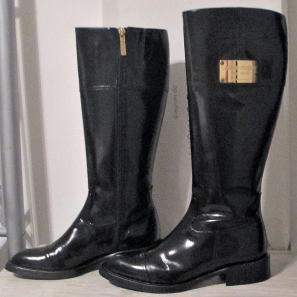 Luciano Padovan: Black Patent Boots, EU 36/US 6 - Picture 8 of 8